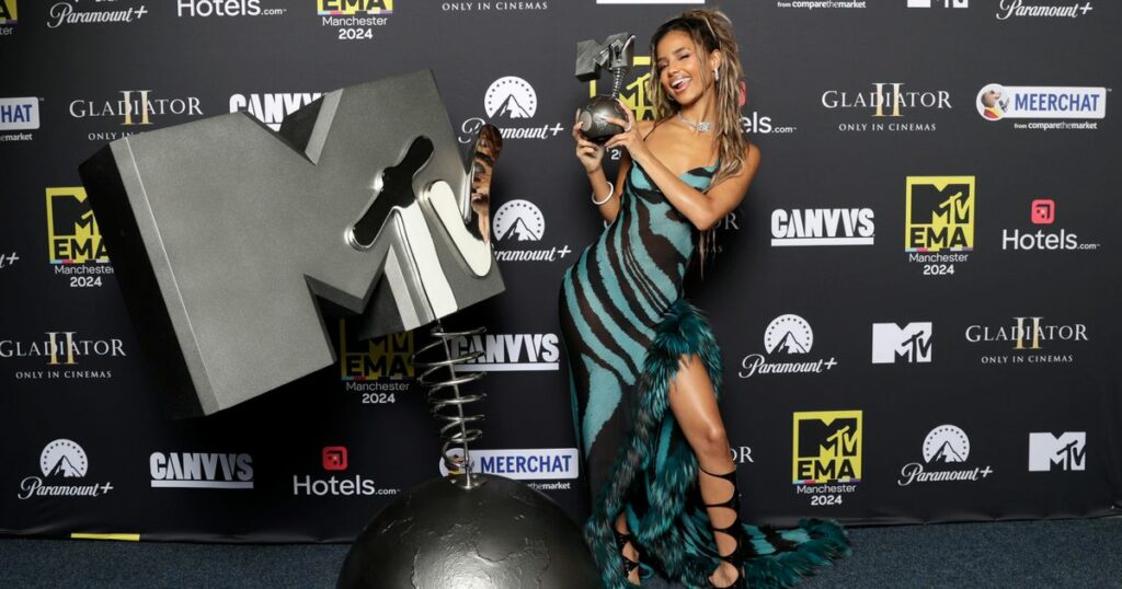 Tyla Makes History at 2024 MTV EMAS, Wins Three Prestigious Awards